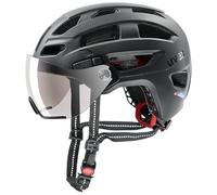 uvex finale visor, casco bicicletta Unisex adulto, black matt, 56-61 cm