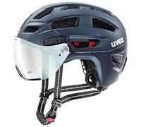 uvex finale visor V, casco bicicletta Unisex adulto, deep space matt, 52-57 cm