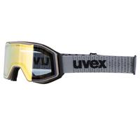 Uvex flash FM Occhiali da motocross Grigio opaco Oro specchiato unisex, onesize