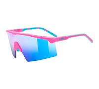 uvex flowline - occhiali sportivi per adulti - 100% protezione UVA, B, C - privo di appannamenti - pink matt/mir.blue - one size