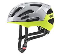 uvex gravel x, casco sicuro ad alte prestazioni unisex, regolazione individuale delle dimensioni, aerazione ottimizzata, rhino, neon yellow, 52-57 cm