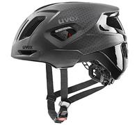 uvex gravel y, casco superleggero ad alte prestazioni unisex, regolazione individuale delle dimensioni, 52-57 cm, Nero opaco