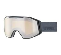Uvex gravity FM, maschera da sci Unisex adulto, black matt/mirror platin, one size