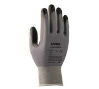 Uvex Guanti Nylon/NBR-knitted-glove,Unipur 6634 Unisex 9,Grigio/Nero
