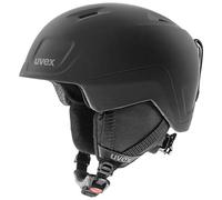 uvex heyya pro, casco da sci leggero per bambini, regolazione individuale delle dimensioni, aerazione ottimizzata, black matt, 54-58 cm