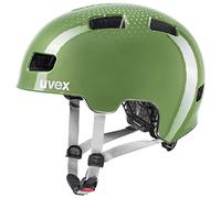 uvex hlmt 4, casco da ciclismo leggero per bambini, regolazione individuale delle dimensioni, aerazione ottimizzata, moss-green, 55-58 cm, 2024