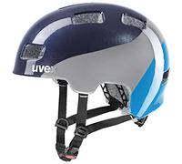 uvex hlmt 4, casco da ciclismo leggero per bambini, regolazione individuale delle dimensioni, deep space, 55-58 cm, Spazio profondo blu