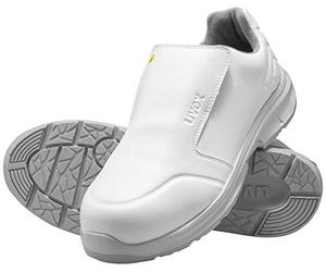 Uvex Homme 1 Higiene Deportiva Chaussures de Travail, Blanc, 49 EU