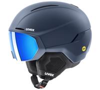 Uvex Horizon CV MIPS Visor, casco da sci con visiera, blu 55-59cm Dusk Blue Matt