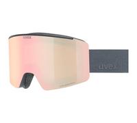 Uvex ignite FM, maschera da sci Unisex adulto, black matt/mirror rose, one size