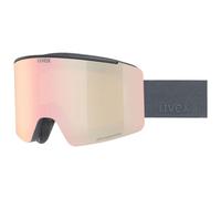 Uvex Ignite FM, occhiali da sci, nero Onesize Black Matte
