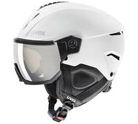 Uvex Instinct Visor - casco sci alpino 59-61 cm White/Black unisex