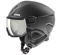 Uvex Instinct Visor, casco da sci con visiera, nero 56-58cm Black Matt