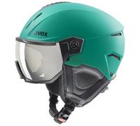Uvex Instinct Visor, casco da sci con visiera, turchese 59-61cm Proton Matt