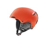 uvex Jakk+ IAS, casco da sci robusto unisex, regolazione individuale delle dimensioni, aerazione ottimizzata, fierce red matt, 59-62 cm