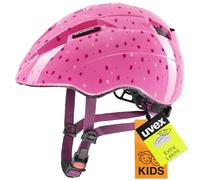 uvex Kid 2, Casco Infantil Ligero, Ajuste de Talla individualizado, luz LED Opcional, Pink Confetti, 46-52 cm