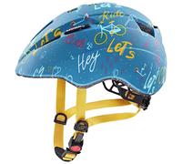 uvex kid 2 cc, casco da ciclismo leggero per bambini, regolazione individuale delle dimensioni, ampliabile con luce a LED, let's ride, 46-52 cm