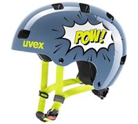 uvex Kid 3, Casco Bicicletta Unisex-Youth, Stone Blue Pow, 51-55 cm