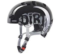 uvex kid 3, casco da ciclismo robusto per bambini, regolazione individuale delle dimensioni, aerazione ottimizzata, dirtbike black, 51-55 cm