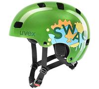 uvex kid 3, casco da ciclismo robusto per bambini, regolazione individuale delle dimensioni, aerazione ottimizzata, green, 51-55 cm
