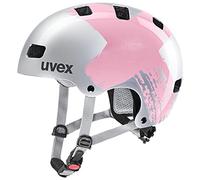 uvex Kid 3, Casco Infantil Robusto, Ajuste de Talla individualizado, ventilación optimizada, Silver, rosé, 55-58 cm