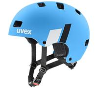 uvex Kid 3 CC, Casco Infantil Robusto, Ajuste de Talla individualizado, ventilación optimizada, Blue-White Matt, 51-55 cm