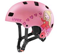 uvex Kid 3 CC, Casco Infantil Robusto, Ajuste de Talla individualizado, ventilación optimizada, Pink Matt, 51-55 cm