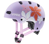 Uvex Kid 4 Style, casco da bici, junior, viola 55-58cm Flower Lilac