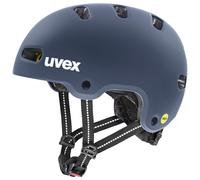 Uvex Kid 4 Style MIPS, casco da bici, junior, blu 55-58cm Dusk Blue Matte