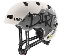 Uvex Kid 4 Style MIPS, casco da bici, junior, grigio 55-58cm Dirt/Warm Grey