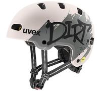 Uvex Kid 4 Style MIPS, casco da bici, junior, grigio 55-58cm Dirt/Warm Grey