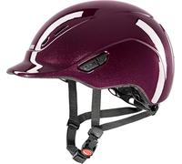 uvex kidoxx - Casco da equitazione leggero per bambini - regolazione individuale - ventilazione ottimale - Burgundy Shiny 3XS-XS