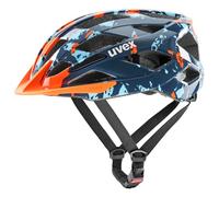 Uvex - Kid's Air Wing 2 - Casco per bici 52-57 cm papaya /blu