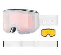 Uvex Lace ATTRACT FM white matt / mirror silver + lente di ricambio 25/26