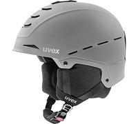 uvex legend 2.0, casco da sci robusto unisex, regolazione individuale delle dimensioni, aerazione ottimizzata, rhino matt, 59-62 cm