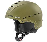 uvex legend 2.0, casco da sci robusto unisex, regolazione individuale delle dimensioni, aerazione ottimizzata, croco matt, 55-59 cm