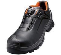 UVEX Low Shoe 65312 S3 Boa 43 Pu/Rubber W11, Scarpe Antinfortunistiche Unisex-Adulto, Nero Arancione, EU