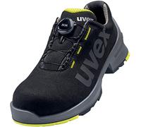 UVEX Low Shoe 65668 S2 Size 41 Pu Sole W11, Scarpe Antinfortunistiche Unisex-Adulto, Schwarz Lime, EU