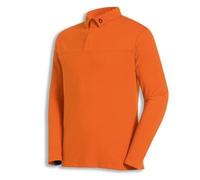 Uvex Maglietta da lavoro a maniche lunghe, da uomo, colore arancione, con rinforzo sulle spalle, Colore: arancione., L