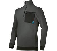 Uvex Maglione da Lavoro in Maglia Tune-Up con Taschino per Uomo (Grigio Scuro, L)
