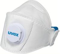 Uvex Maschera pieghevole Silv-Air Premium Ffp1 Flat Fold Flatfold 5110+ 15 pezzi