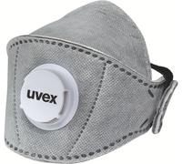 Uvex Maschera pieghevole Silv-Air Premium Ffp3 Flat Fold Flatfold 5320+ 15 pezzi