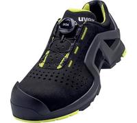 UVEX Low Shoe 65682 S1p Size 42 Pu Sole W11, Scarpe Antinfortunistiche Unisex-Adulto, Nero Lime, EU