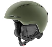 uvex monte LT - casco da sci robusto, leggero ed elegante per donna e uomo con regolazione individuale della taglia - kaki opaco - 56-59 cm