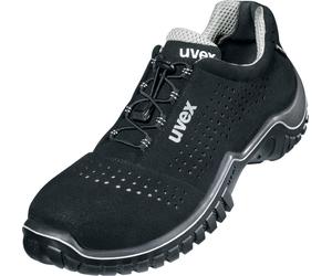Uvex Motion Style Halbscarpe S1 69898 Nero, Argento (69898) 42 (Weite 11)
