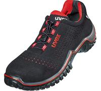 Uvex Motion Style - Scarpa di sicurezza S1 SRC ESD - Rosso-Nero, taglia:43