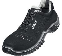 Uvex Motion Style Halbscarpe S1 69898 Nero, Argento (69898) 43 (Weite 11)