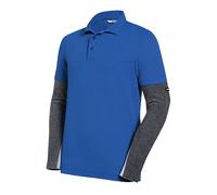 Uvex Nanoflex Modell 7438 Poloshirt, Anthrazit/Royalblau, S Grösse