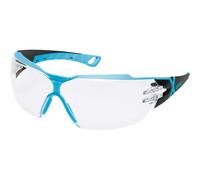 uvex occhiali con astine pheos cx2 nero/azzurro Protezione occhi