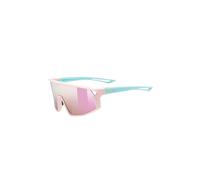 Occhiali Uvex Skyrise blu con lente specchiata rosa bambini